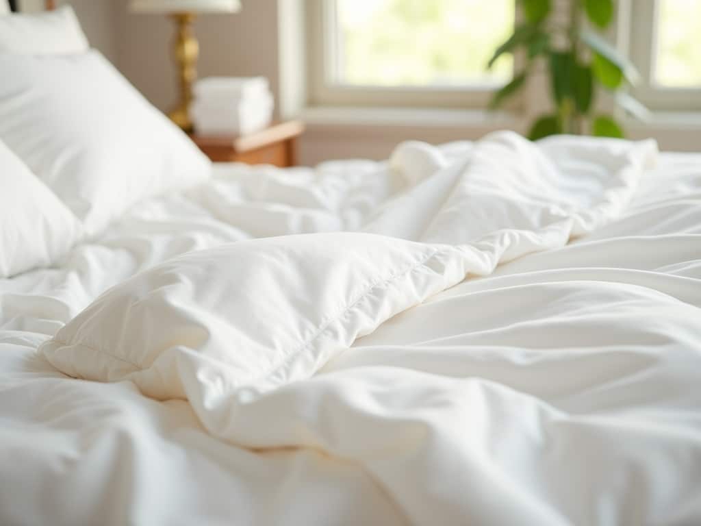 down blanket in action
