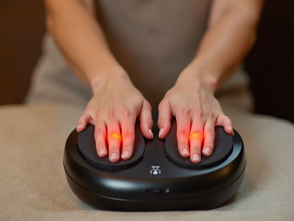 Hand Massager: 7 Amazing Steps for the Ultimate Relaxation 2 hand massager in action