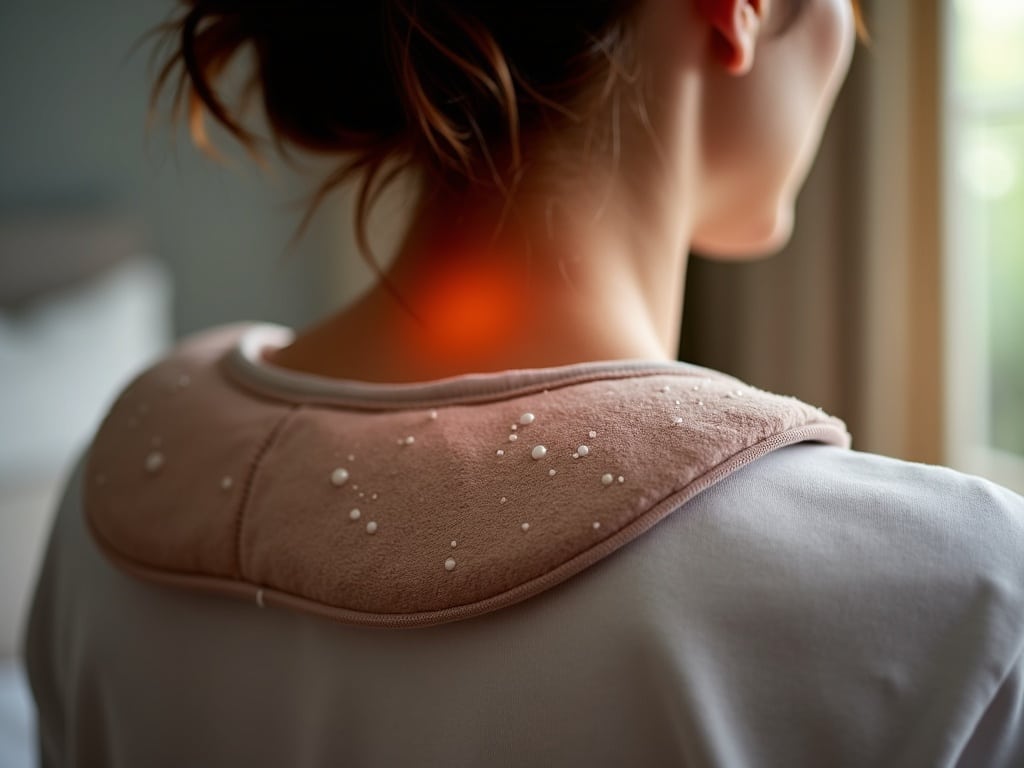 heating pad in action
