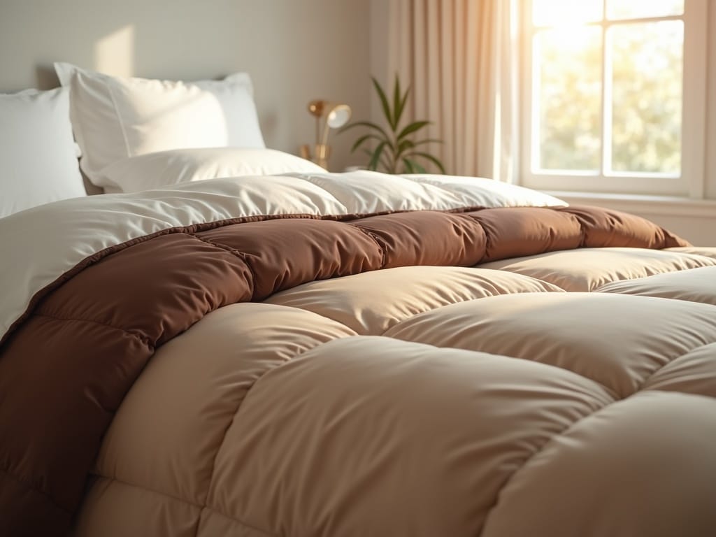 microfiber comforter in action