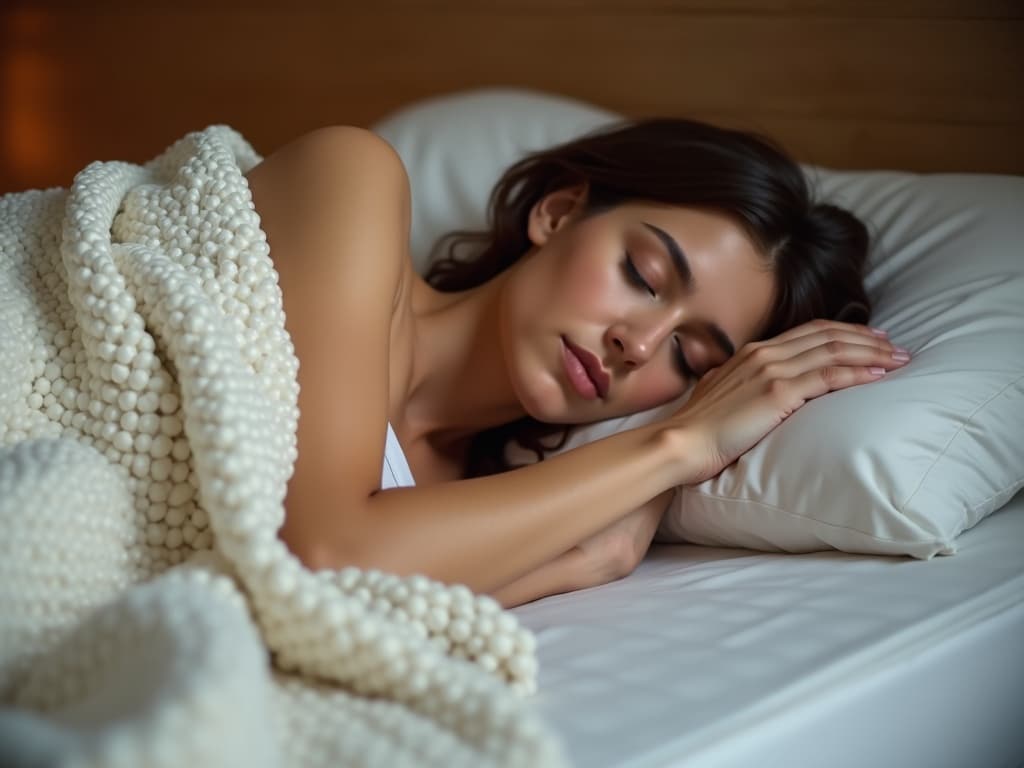 weighted blanket in action