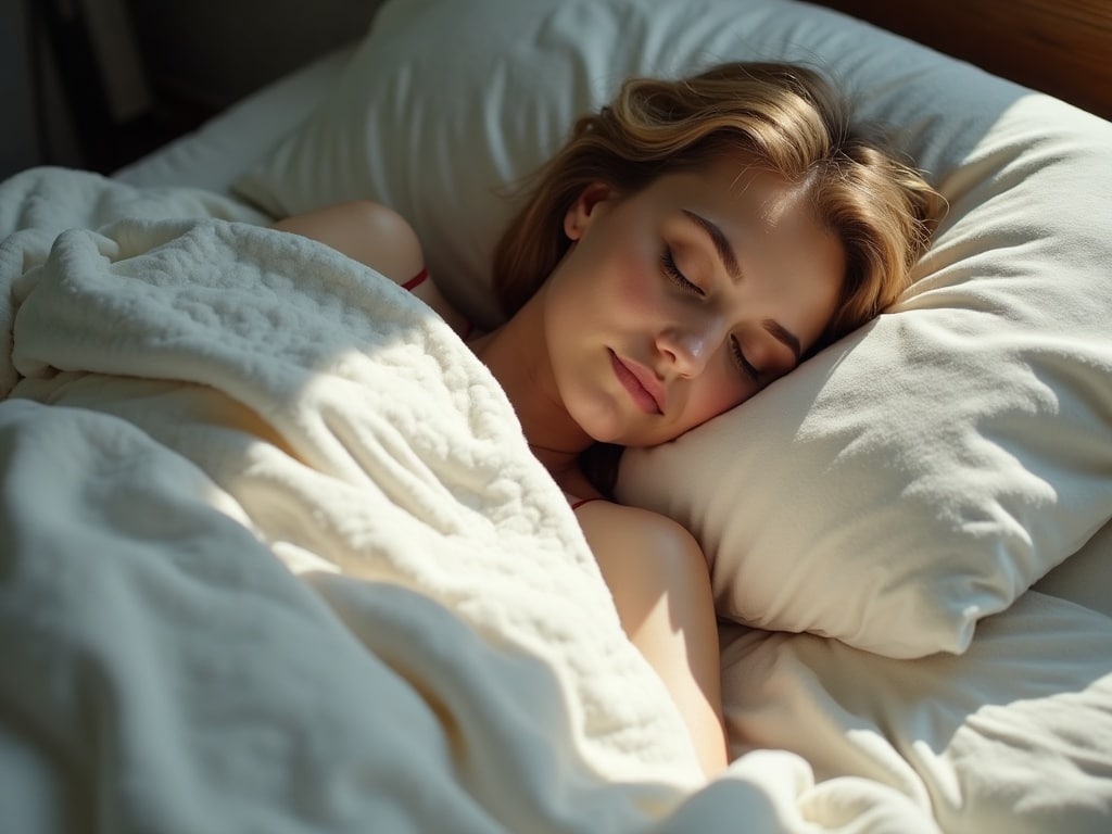 weighted blanket in action