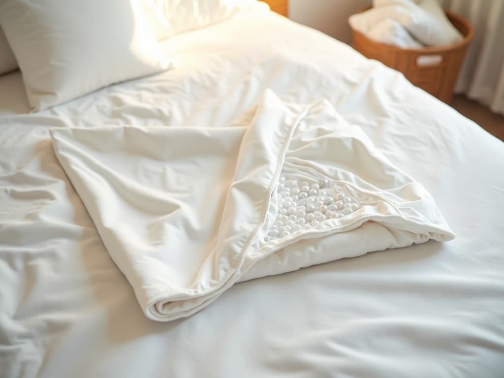 weighted blanket in action